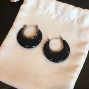 Chico’s Black Hoop Earrings